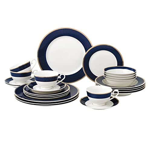 Modern Bone China Dinnerware Set for 4