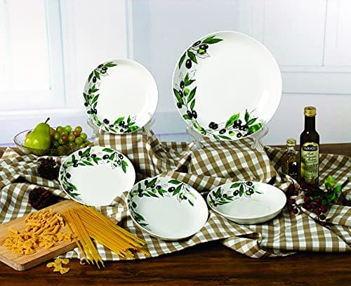 Lorren Home Trends Olive Pasta Set for Home Cooks