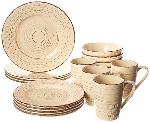 Simple Distressed Weave Dinnerware Set - Green — Buttercup