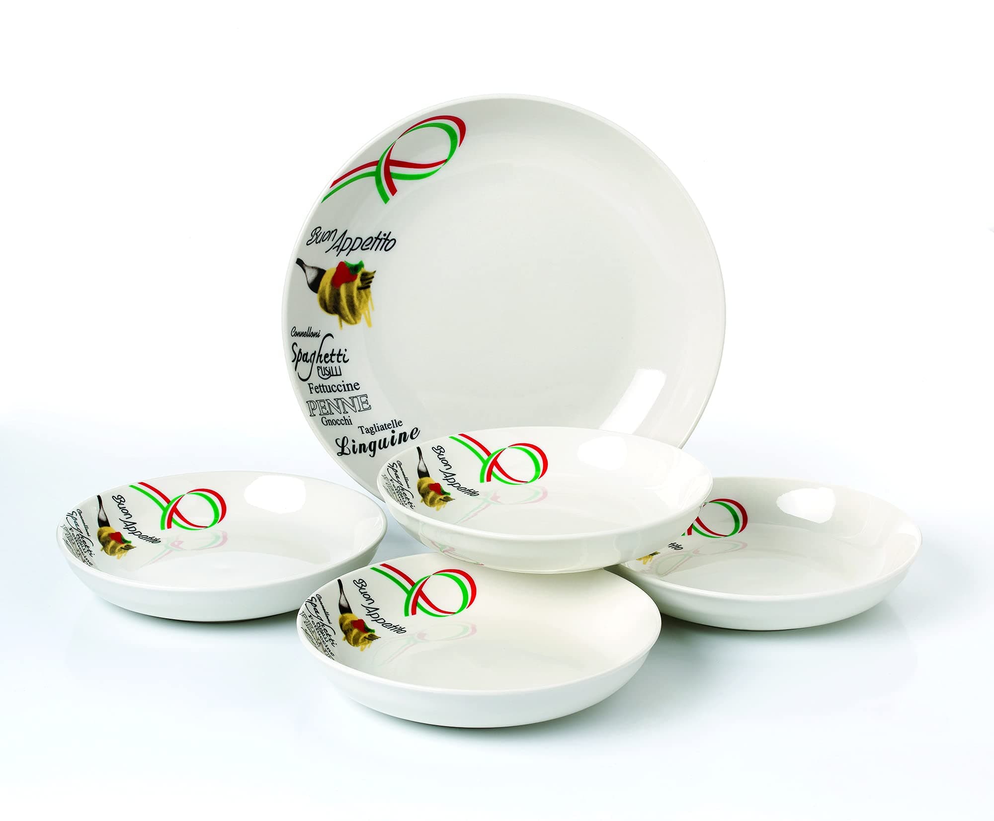 Multicolor Pasta Set by Lorren Home Trends, for Food Enthusiasts